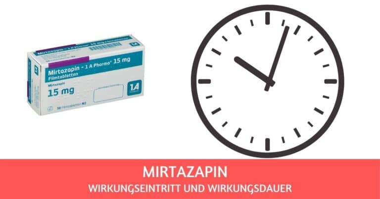 Mirtazapin Wirkungseintritt Wirkungsdauer