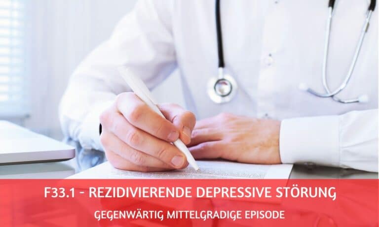 F33.1 Redizivierende depressive Stoerung mittelgradig