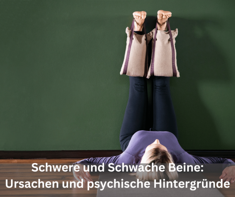 Schwere und Schwache Beine Ursachen und psychische Hintergründe